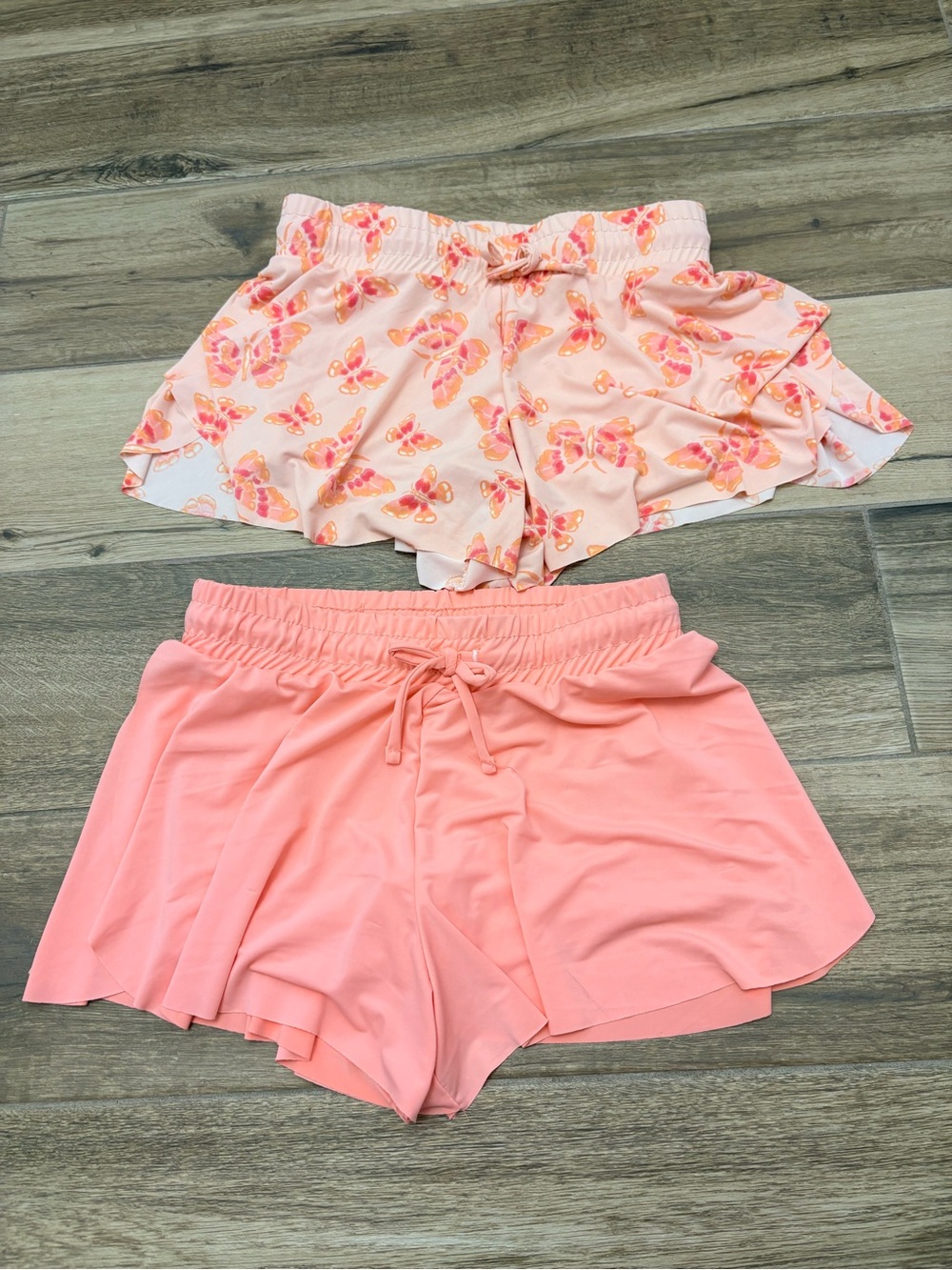 Girl's Butterfly Shorts lot of two